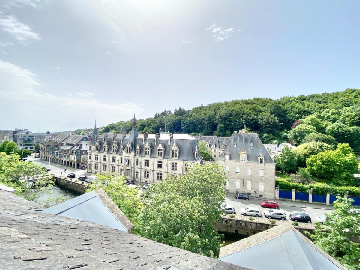Le Nid Des Quais - Vue Panoramique Au Coeur De La Ville - Wifi - Entree Autonome Quimper Eksteriør billede